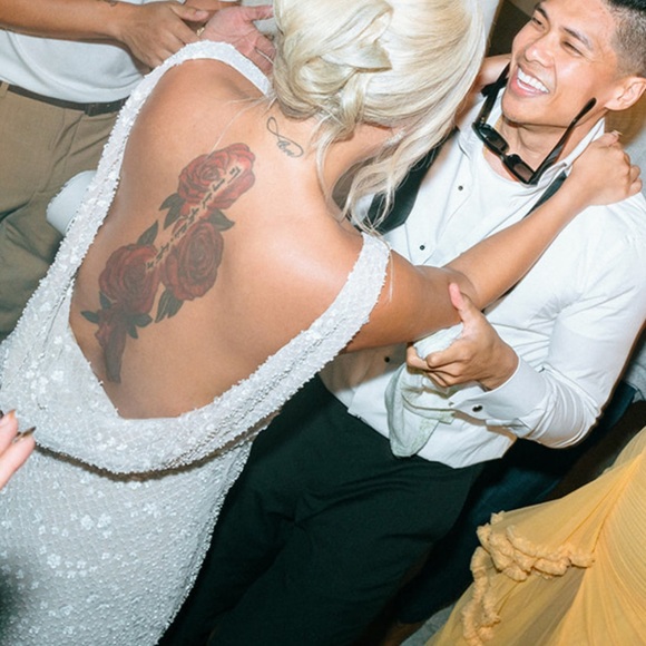 Meshki Louanne Daisy Beaded Mini Dress - Picture 9 of 9